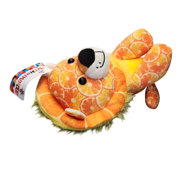 Orange Slice Lion Stuffed Animal Toy Plush Paradise 9" Soft & Cuddly - Picture 5 of 6